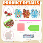 Cinnvoice 12 Pcs Summer Seasonal Diamond Art Hanging Ornament Kit - Image 2