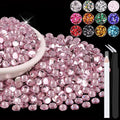 1500PCS 6mm Resin Rhinestones in Bulk, Bedazzling Flatback Crystals Rhinestones by BELLEBOOST