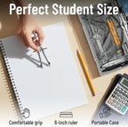 Mr. Pen- Geometry Set, 6 Inch Swing Arm Protractor, Divider | Set Squares - Image 9