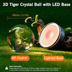 IFOLAINA Tiger Lovers Gifts for Men Women 3D Crystal Ball | Decorative Engraved - Image 5