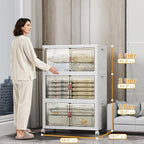 UAMFURI Stackable Storage Bins, 525QT Collapsible Drawers - Image 4