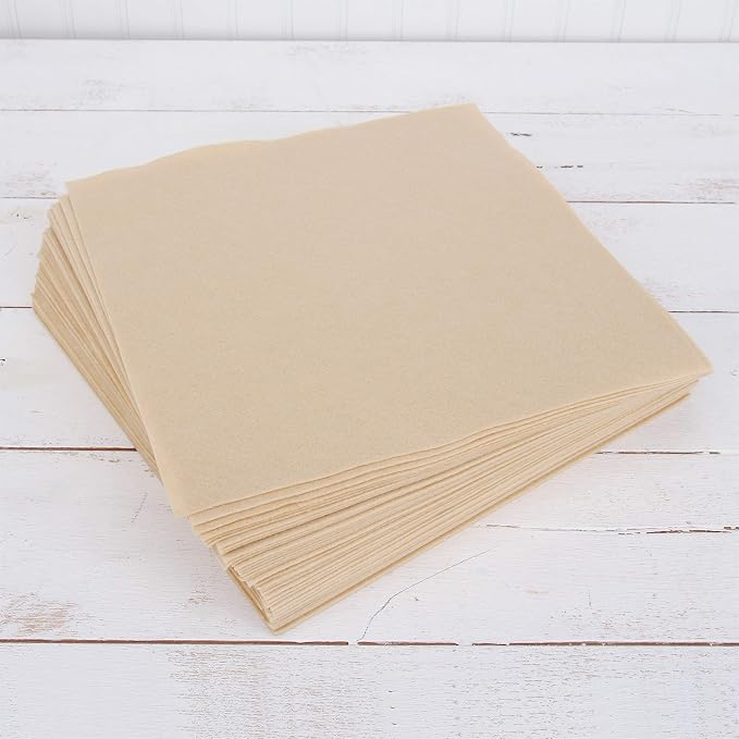 Threadart Cream Premium Felt Sheets by ThreadArt