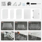 3 Shelf Acrylic Lockable Display Case - Image 7