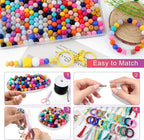 300Pcs 9mm Silicone Beads for Keychain Making and Bracelet Making, 20 Colors - Image 5