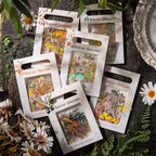 Yoksas 240Pcs Holographic Golden Foil Nature Flowers Plants Stickers - Image 2
