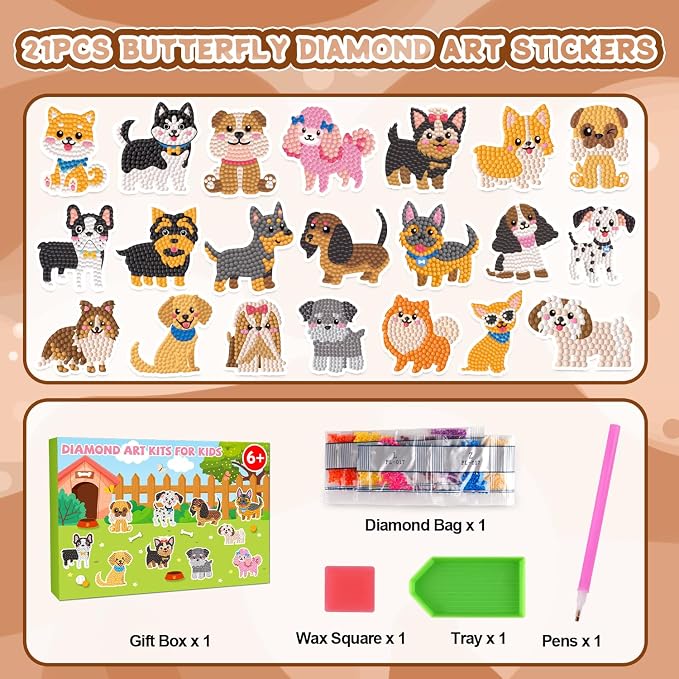 Labeol Diamond Art Kits for Kids Boys and Girls Ages 6-8-10-12 Easy to DIY - Image 7