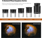 Astromania 14 Piece Telescope Accessory Kit 1.25 Inch Telescope Eyepiece and - Image 2