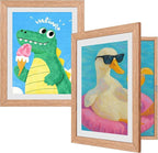2 Pack Kids Artwork Frames Changeable 8.5 x 11 Inch Children Art Projects by Unknown