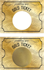 My Scratch Offs 20 Pack Gold Ticket DIY Make Your Own Golden Ticket Scratch Off - Image 5