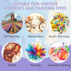 ESRICH Stretched Canvas for Painting, 8 Pack Canvases for Painting 11x14 - Image 5