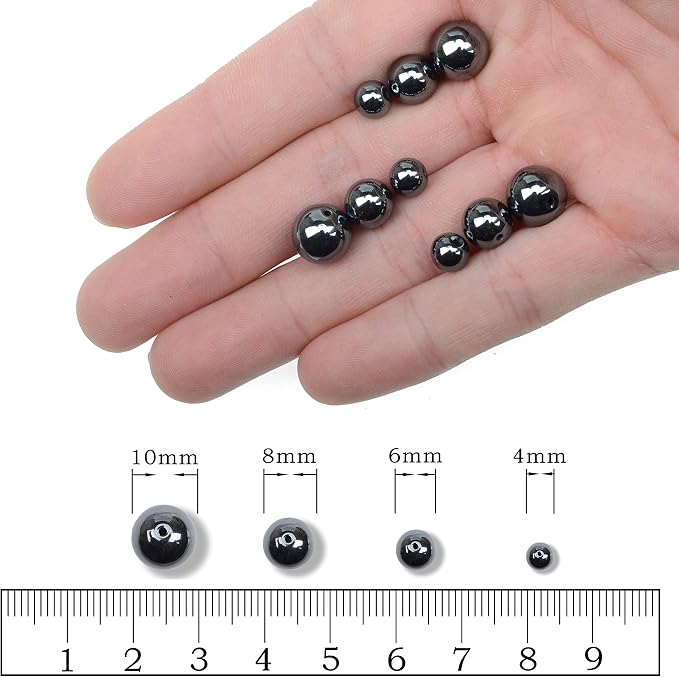 AD Beads Natural Gemstone Round Loose Beads 15" - Image 5