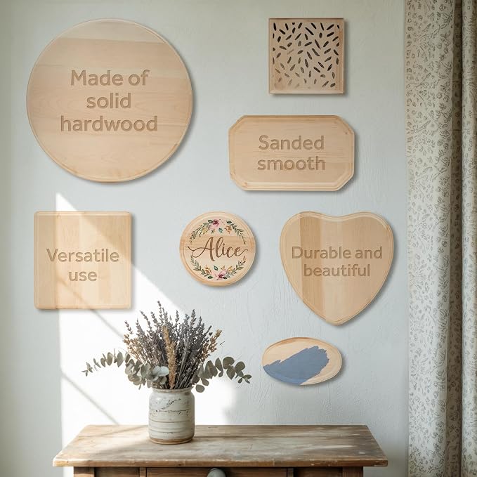 Unfinished Wooden Circles 12 inch - Image 6