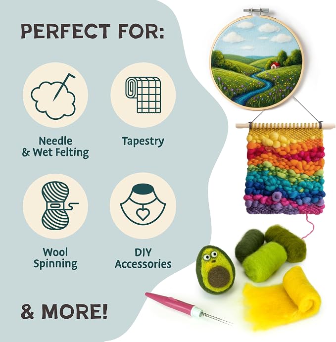 Woolbuddy Wool Roving Kit - Image 4