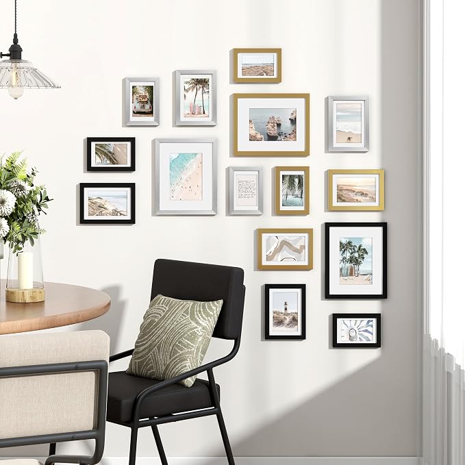 Venusmiles 15 Pack Picture Frames Collage Wall Decor, Gallery Frame Set - Image 2