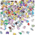 stino 200Pcs A-Z Metal Letter Charms by stino