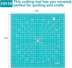 Headley Tools 12"x12" Rotating Cutting Mat, Self Healing Mat - Image 2