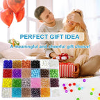 XSEINO About 1200PCS 6mm Original Color Glass Beads Bracelet Making Kit - Image 7