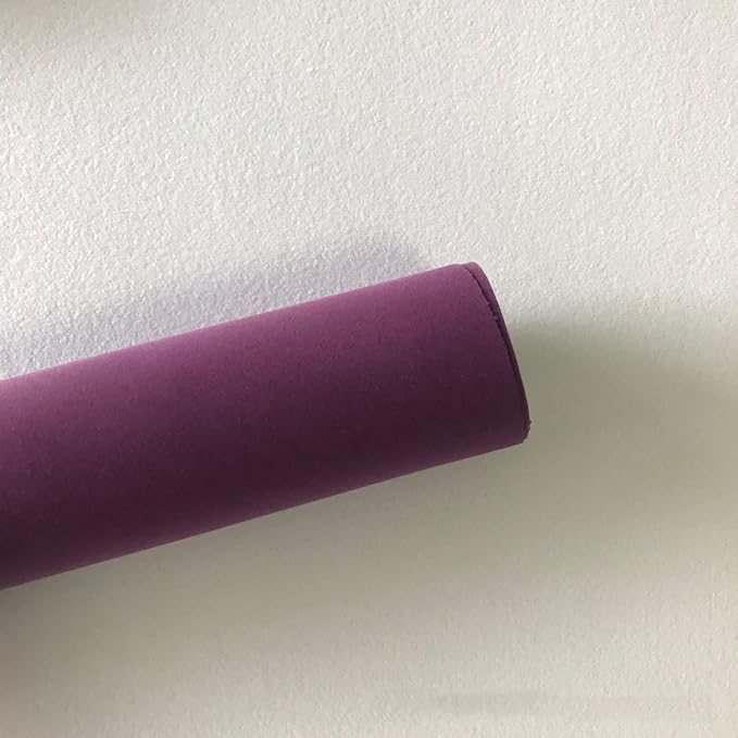 Dark Purple Self Adhesive Soft Velvet Drawer Liner DIY Fabric Felt Liner by TAOGIFT