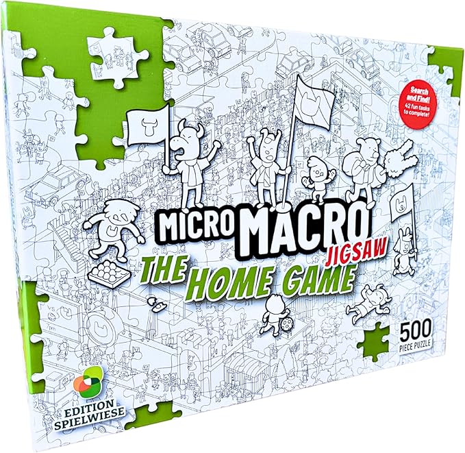 MicroMacro Jigsaw: The Home Game | 500 Piece Mystery Puzzle Game by Unknown