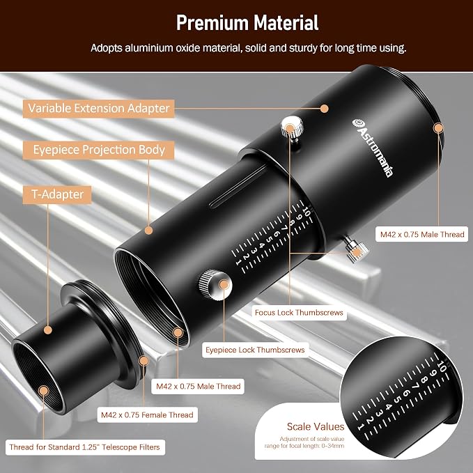 Astromania Upgrated Telescope Camera Adapter - Image 2