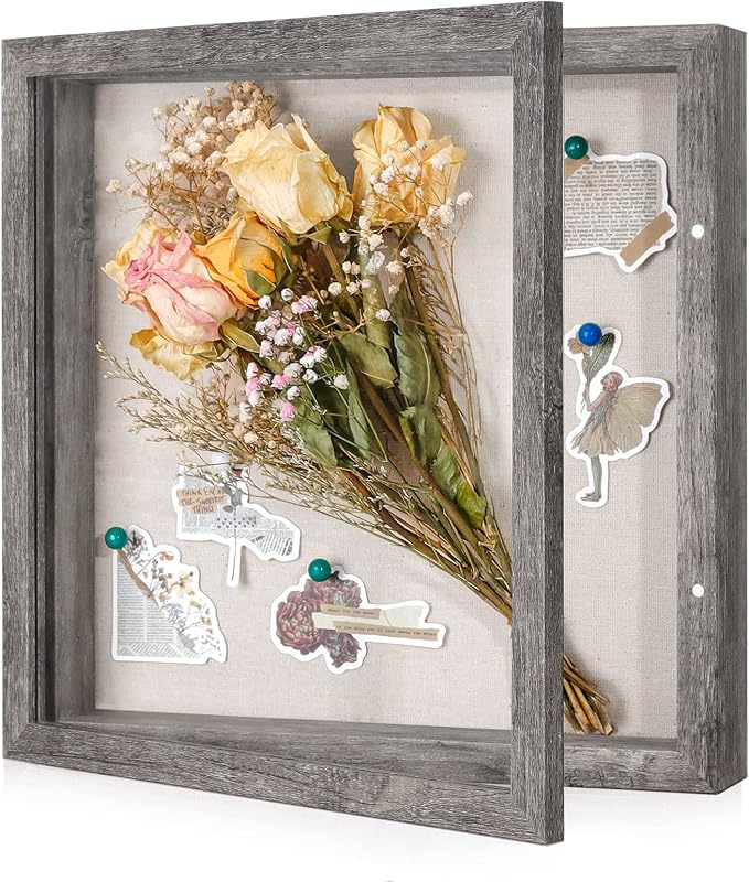 11x11 Shadow Box Frame with Linen Back by Califortree