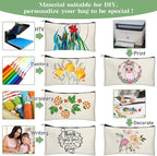 Legigo Blank Canvas Bag Zipper Pouch Makeup Bags Bulk - Image 6