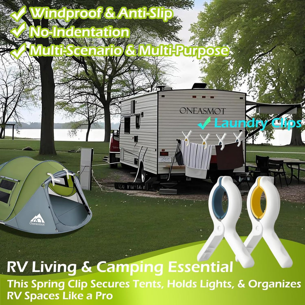 Extra LargeTowel Clips for Beach Chairs 12 Pack,3.7 Inch Beach Towel Clips,Towel Clips Strong gripping Power Suitable for Family Vacation and Poolside Leisure