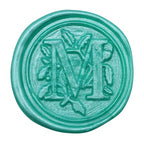 Medieval Initial Alphabet Wax Sealing Stamps, Brass Head Wooden Handle - Image 2