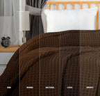 Utopia Bedding 100% Cotton Waffle Weave Blanket King Size - Image 3