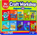 KRAFUN Toddler Beginner Art & Craft Kit Ages 3-5 | 10 Envelopes | 10 projects: by FunCreativeArtsCraftKits