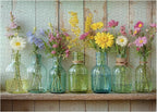 Wildflower 1000 Piece Puzzle for Adults, PICKFORU Whispering Blooms Summer by PICKFORU