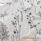 JANZAA Twin Quilt White Quilt Bed Spread Boho Quilt - Image 2
