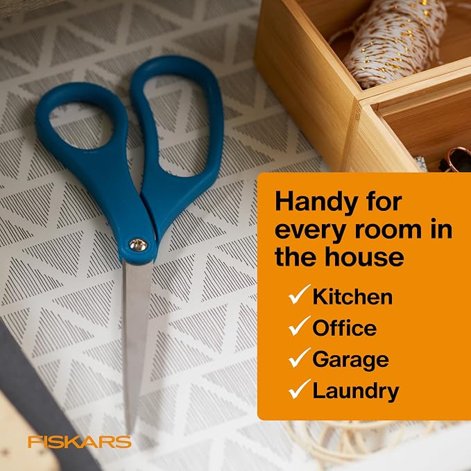 Fiskars 8" Stainless Steel All Purpose Scissors - Image 6