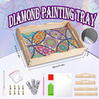 EWJRNSF Diamond Art Kits for Adults Wooden Serving Trays - Image 2