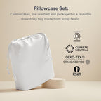 ettitude 100% Lyocell Organic Pillowcase Set – Silky-Soft, Breathable, - Image 4
