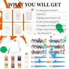 Fountor 6 Pack Paint by Numbers Kit - Image 4