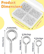 FIVEIZERO 600pcs Small Eye Pins - Image 2
