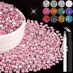 6000PCS 4mm Resin Rhinestones Bulk by BELLEBOOST