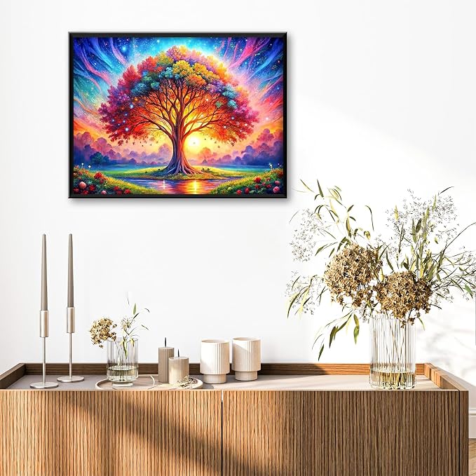 Tree of Life Diamond Art Kits for Adults Beginners 12x16 in, DIY Craft Gift | - Image 2