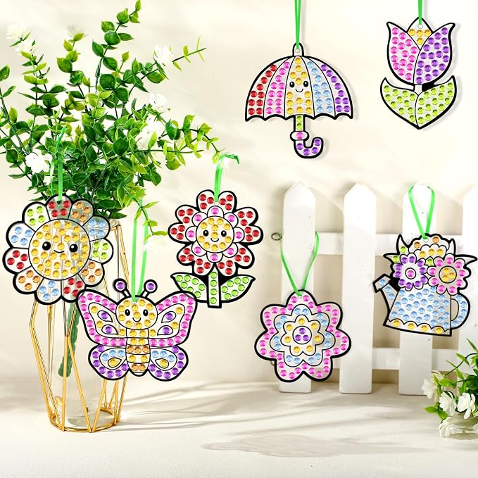 WinnerWhy 36 Sets Summer Diamond Painting Kits DIY Hanging Diamond Art Summer - Image 6