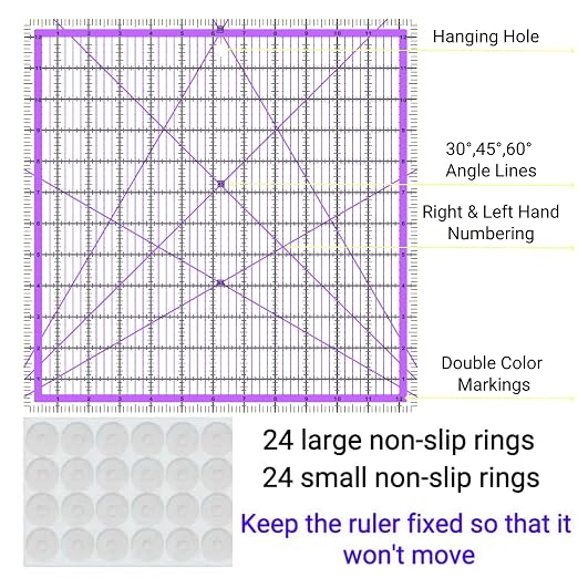 8 Quilting Rulers | Quilting Templates, Quilting Squares, Quilting Rulers and - Image 3