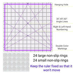 8 Quilting Rulers | Quilting Templates, Quilting Squares, Quilting Rulers and - Image 3
