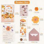 RISYPISY Floral Scrapbook Supplies Kit, Card Making, Art Journal - Image 9