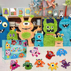 CiyvoLyeen Kids Sewing Kit Crafts– Little Monsters Felt Plush DIY Craft Adopt A - Image 5