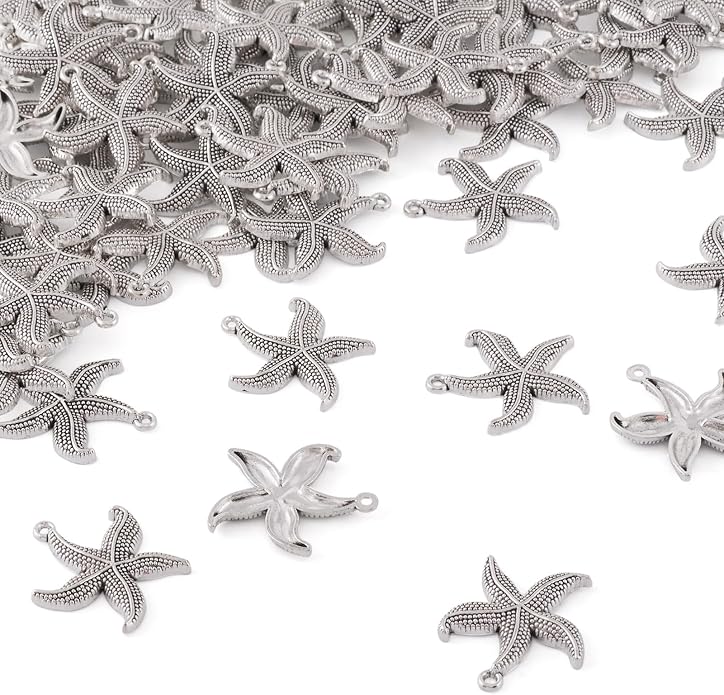 Craftdady Tibetan Style Antique Silver Alloy Pendants Cute Metal Dangle Charms - Image 7