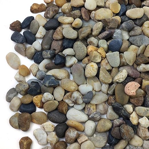 20LB Decorative River Rocks Gravel by SHIZWU