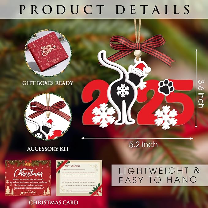 God Say You are Christian Christmas Ornament 2025, God Says I am 2D Flat - Image 2