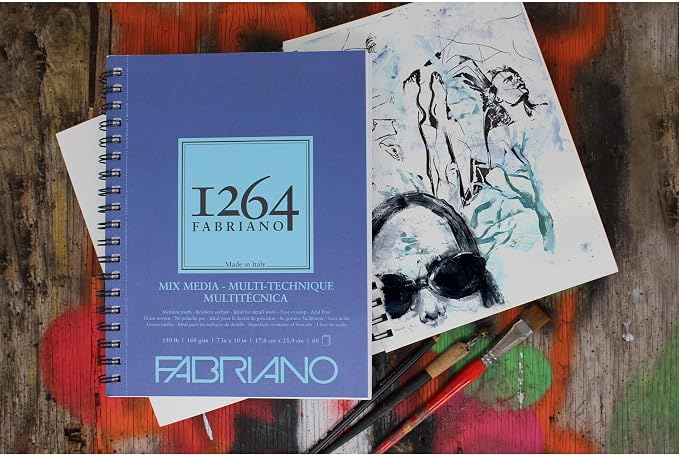 Fabriano 1264 Mixed Media Pad, 110 lb. - Image 2