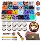 xxxHOLIC Wax Seal Kit, 624 Beads, 24 Colors | Crack-resistant, smokeless wax by xxxHOLIC