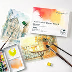 Fuumuui 5×7 Watercolor Paper Block, Textured Rough 100% Cotton Watercolor Paper - Image 8